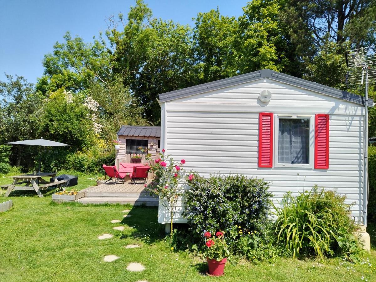 Mobil-Home Coin De Paradis En Cote D'Opale Sur Terrain Prive Et Sa Caravane Hermelinghen Zewnętrze zdjęcie